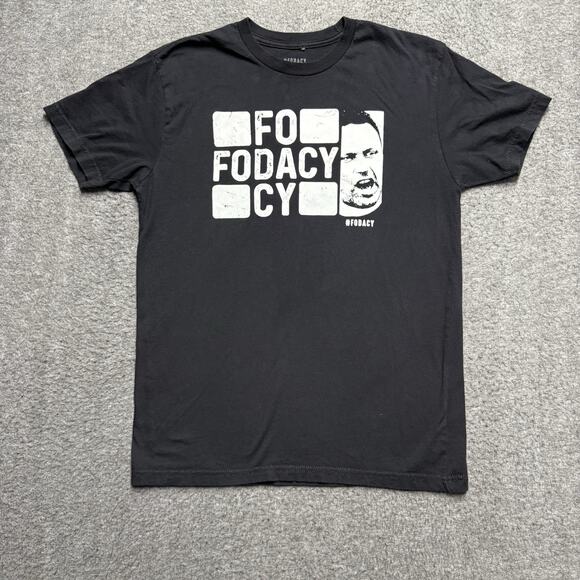 Renzo Gracie Fodacy T-Shirt Adult Mens Medium Black 5 Star MMA Unisex - Picture 1 of 5